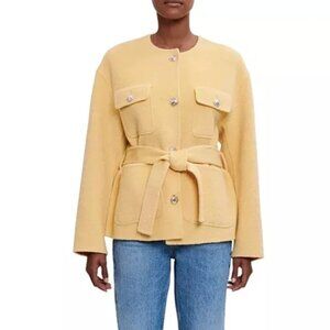 NWT Maje Belted double-faced coat (Size 36 / S)
